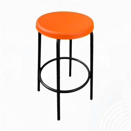 Banco alto con asiento de polipropileno