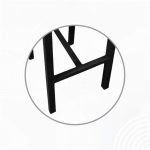 Silla de barra Cloe Nogal 3