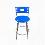 Silla de barra Dalia Azul 1